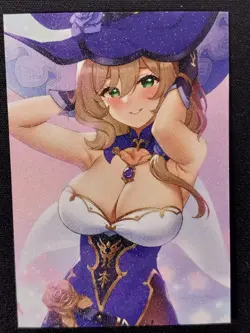 Lisa Minci Goddess Story Doujin Frosted Waifu Trading Card Genshin Impact - Image 1