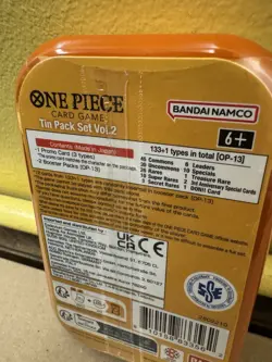Bandai Namco One Piece Card Game Tin Pack Set Vol.2 Promo Ace Kit - Image 3