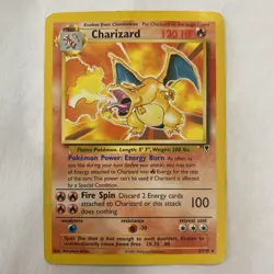 Pokemon TCG Charizard 3/110 Legendary Collection Non-Holo Rare Card 2002 - Image 1