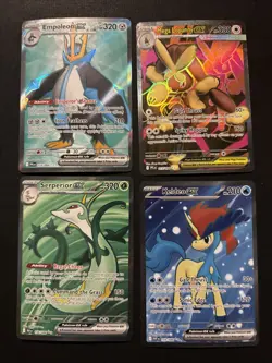 Pokemon TCG: Black Bolt, White Flare & Phantasmal Flames 4 Card Full Art Ex Lot - Image 2