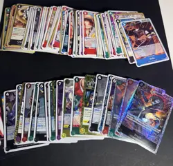 OP14 OP13 OP12 One Piece Card game Bulk Lot of 100+ Rare Common Super Rare - Image 1