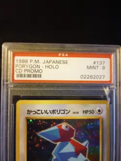 1998 P.M. Japanese Porygon Holo - PSA 9 MINT CD PROMO Pokemon Card #137 - Image 2