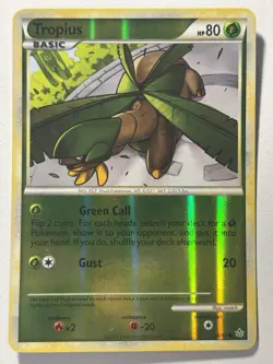 Tropius 66/95 Reverse Holo Common HGSS Unleashed Pokemon Card - Image 1