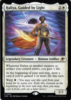 MTG Haliya, Guided by Light (19) | NM | Edge of Eternities {EOE} - Image 1