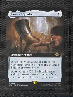 Horn of Gondor (Extended Art) X1 LTR MTG Lord Of The Rings - Image 1