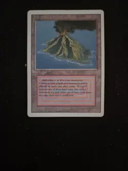 MTG Magic the Gathering Volcanic Island Revised Edition Dual Land - Image 1