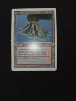 MTG Magic the Gathering Volcanic Island Revised Edition Dual Land - Image 3
