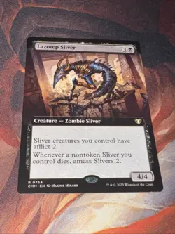 Lazotep Sliver X1 Mtg Commander Masters Nm Extended Art - Image 1