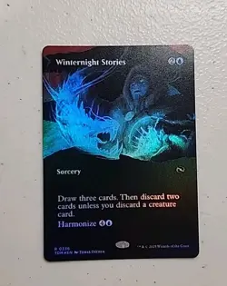Winternight Stories (Borderless) Tarkir: Dragonstorm Foil MTG - Image 1
