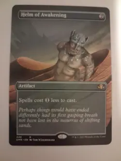 Helm of Awakening Borderless NM/M Magic the Gathering Dominaria Remastered MTG - Image 1