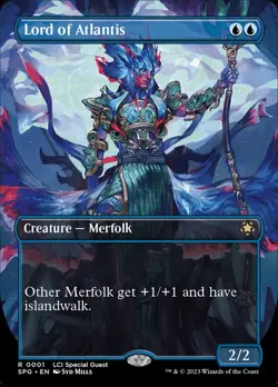 Mint/Near-Mint, English - 1 x MTG Lord of Atlantis - Foil MTG: Special Guests - Image 1