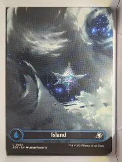 Island (Borderless) - L263 - MTG - Edge of Eternities (EOE) - Image 1