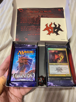 MTG Magic Return to Ravnica RAKDOS Prerelease Box Contents Sealed 6 Pack 1 Promo - Image 1