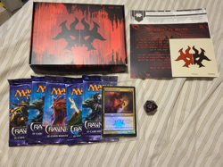 MTG Magic Return to Ravnica RAKDOS Prerelease Box Contents Sealed 6 Pack 1 Promo - Image 2