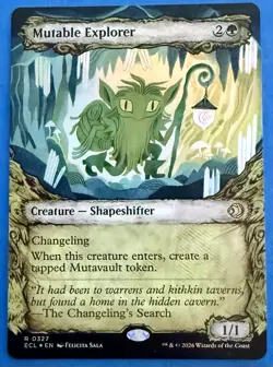 MTG ECL *Foil Mutable Explorer (Showcase) 327 R NM Lorwyn Eclipsed - Image 1