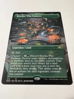 MTG Kamigaya: Neon Dynasty - Boseiju, Who Endures - borderless - Image 1