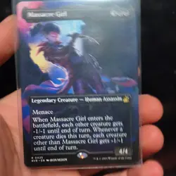 Magic: The Gathering Massacre Girl RVR-EN425 Legendary Creature Rare Black - Image 1