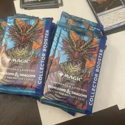 Magic the Gathering Commander Legends D&D Baldur's Gate Collector Booster Pack - Image 1