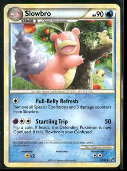 Pokemon - Slowbro 38/90 Regular Undaunted LP - Image 1