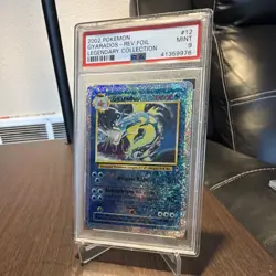Pokemon Gyarados 12/110 Legendary Collection Reverse Holo Rare PSA 9 2002 - Image 1
