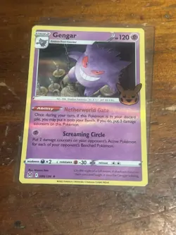 Pokemon Gengar Trick or Trade BOOster 066/196 Holo Rare NM Holo Bleed - Image 1