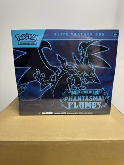 Pokemon Mega Evolution Phantasmal Flames Elite Trainer Box ETB Sealed - Image 1