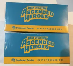 Ascended Heroes Pokemon Center Etb Lot Of 2 New Sealed - Image 4