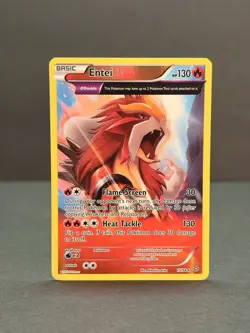 Entei 15/98 Reverse Holo Rare XY Ancient Origins Pokemon TCG LP - Image 1
