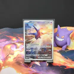 2024 Pokemon Surging Sparks Latios #203 Illustration Rare - Image 1