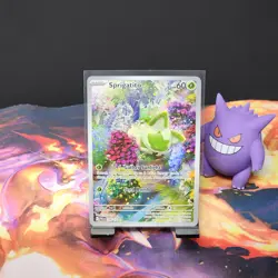 2023 Pokemon Paldea Evolved Sprigatito #196 Illustration Rare - Image 1