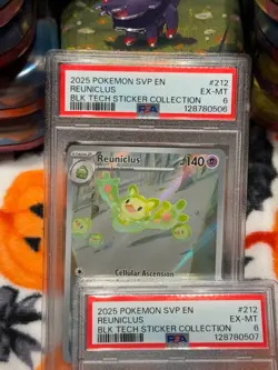 PSA 6 Reuniclus 212 SVP Black Star Promo Pokemon Black Bolt White Flare - Image 2