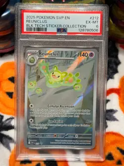 PSA 6 Reuniclus 212 SVP Black Star Promo Pokemon Black Bolt White Flare - Image 5