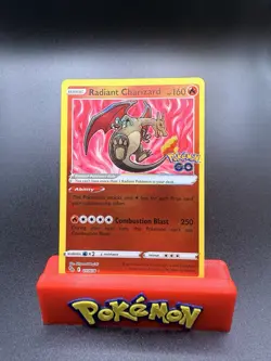 Radiant Charizard 011/078 - Pokemon Go Sword & Shield Radiant Rare NM - Image 1