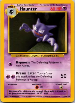 Haunter - Base Set #029/102 Pokemon tcg - Image 1