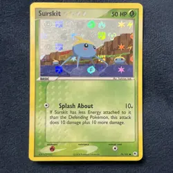 2004 Pokemon TCG - Surskit 76/101 EX Hidden Legends - Vintage Reverse Holo - Image 1