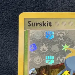 2004 Pokemon TCG - Surskit 76/101 EX Hidden Legends - Vintage Reverse Holo - Image 2