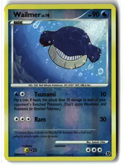 Wailmer ⭐ 58/106 Reverse Holo Uncommon Great Encounters 2008 Pokemon MP - Image 1