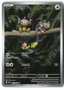 Aipom ⭐ 211/182 Holo Illustration Rare Paradox Rift 2023 Pokemon NM - Image 1