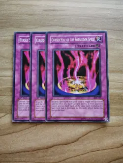 Yu-Gi-Oh! - Cursed Seal Of The Forbidden Spell 3X - Full Playset - Image 1