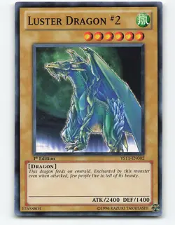 Luster Dragon #2 #YS11-EN002 1st Edition Yugioh Card - Image 1