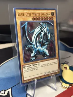 Yugioh Blue-Eyes White Dragon KACB-EN001 Ultra Rare Limited Edition LP-NM - Image 2