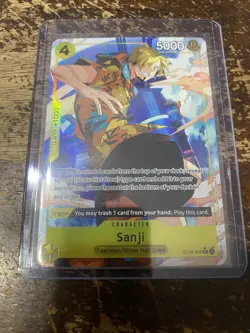 One Piece TCG Sanji ST29-004 Full Art Starter Deck 29 Egghead Alt Art HTF SSP - Image 1