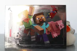 Minecraft Card TCG - 209 - Alex and Steve with Animals (foil) - Image 3