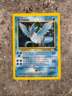Pokemon TCG Cards Articuno 2/62 Fossil Holo Rare NM - Image 1