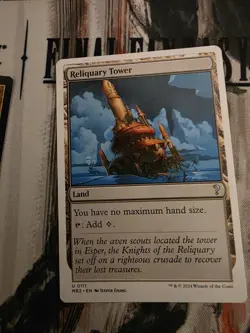 Reliquary Tower (White Border) #111 (NM) Mystery Booster 2 MB2 Magic MTG - Image 1