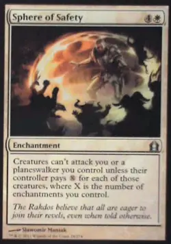 Sphere of Safety - Return to Ravnica: #24, Magic: The Gathering Nm C256 - Image 1