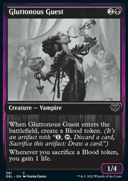 MTG Magic the Gathering Gluttonous Guest (381/633) Innistrad Double Feature NM - Image 1