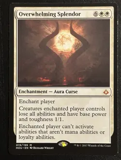 Overwhelming Splendor - Hour of Devastation MYTHIC RARE 19/199 - Image 1