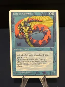 MTG - Magic The Gathering - Lord Of Atlantis - 4th Edition- NP/NM! - Image 1