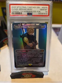 Magic The Gathering Final Fantasy Cloud Midgar Mercenary Foil 0375 PSA 10 - Image 1